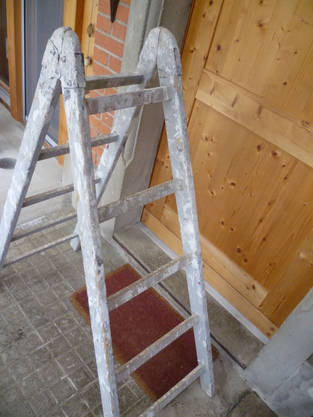 Scale: Holzleiter Malerbockleiter 2 X 5 sprossen – Usato da Melchnau venduto da Lumax0 1