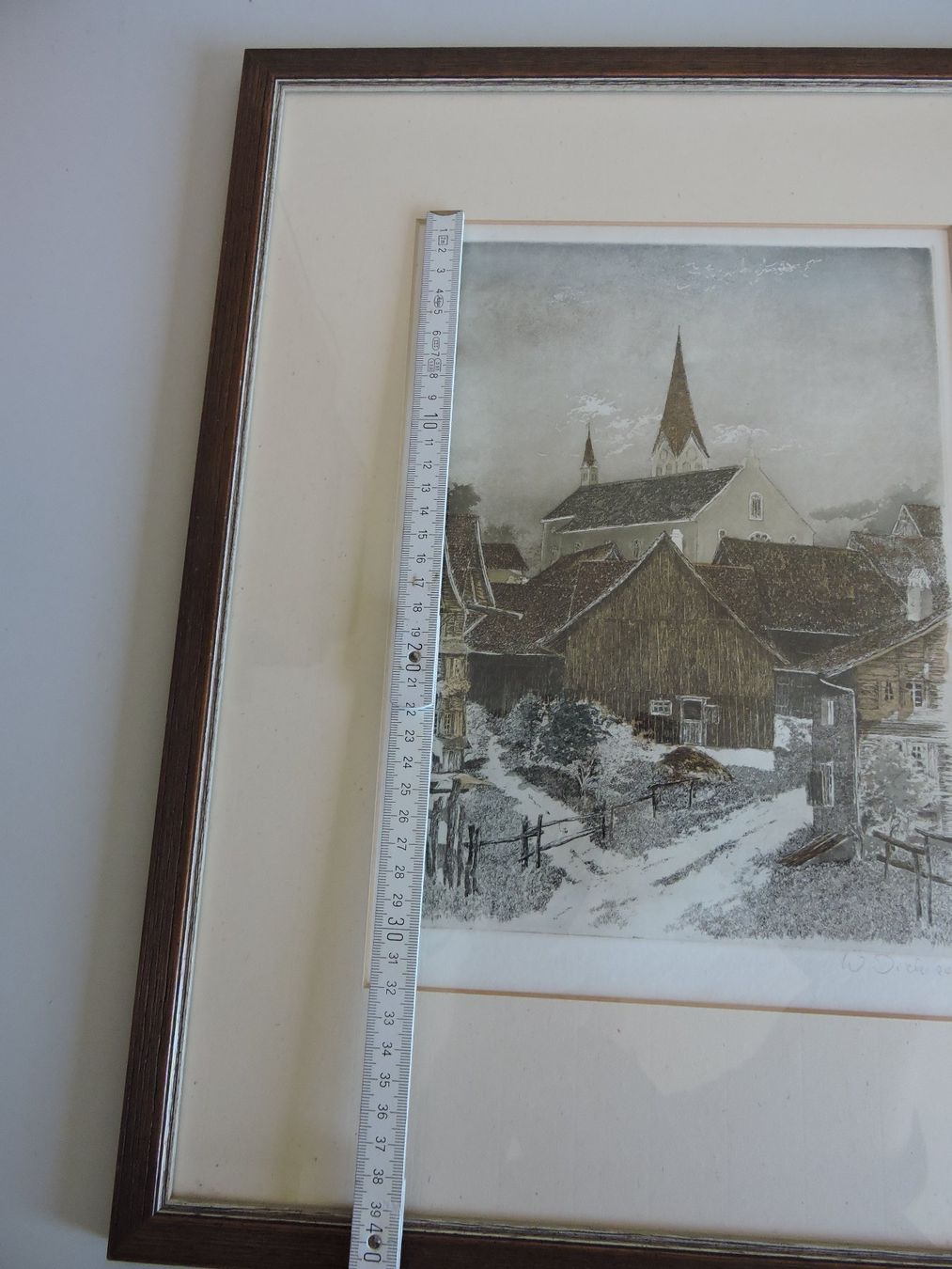 Grafica & Litografie: Walter Dick Lithographie Auflage 8/30 – Usato da Hauptwil venduto da Borusse01 6