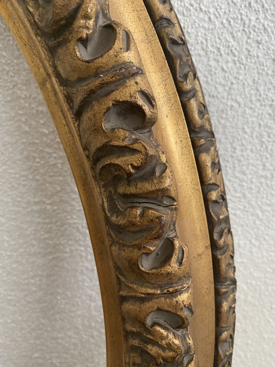 Cornici: Antiker, ovaler Goldrahmen – Usato da Ballwil venduto da risingsun02 1