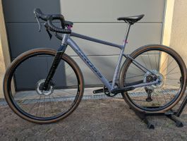 Gravel Velo Alu/Carbon Kross Esker 5.0 Shimano GRX 1x12, M
