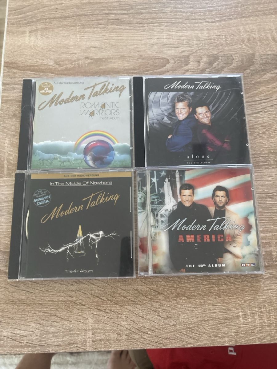 CD: Modern Talking 4 CDs Romantic Warriors Alone America In Midd – Usato da rheineck venduto da Neshi06
