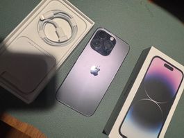 Apple iPhone 14 Pro, 128GB, Deep Purple, Used Condition