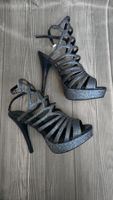 🆕️ Alesya High Heels / Sandaletten - 38 - Blau Metallic