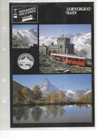 Gornergratbahn Medaille Feinsilber 15 Gramm