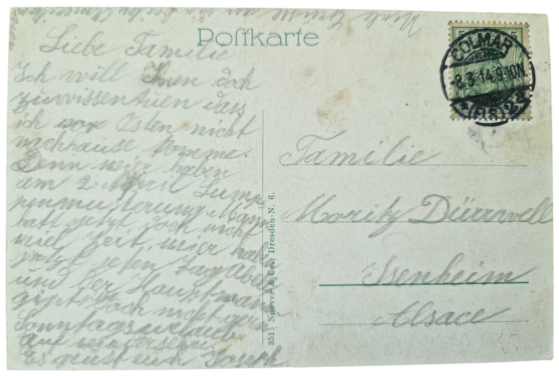 Cartoline postali: Ansichtskarte Reservistenkarte 1. Weltkrieg – Usato da Mörschwil venduto da aik_x8mc 1