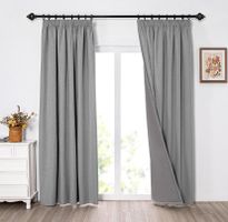 Vorhänge Verdunkelung 2-er Set BxH 140x225cm