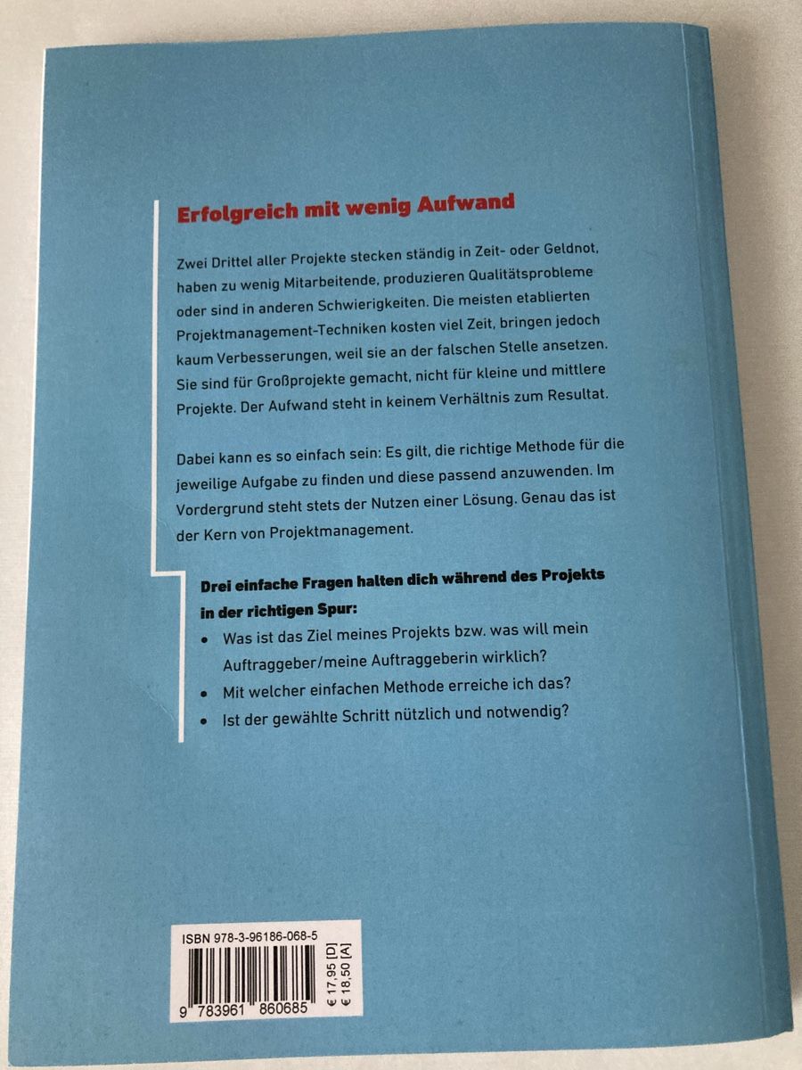 Libri: Erfolgreiches Projektmanagement – Usato da St. Niklausen LU venduto da sterala 1