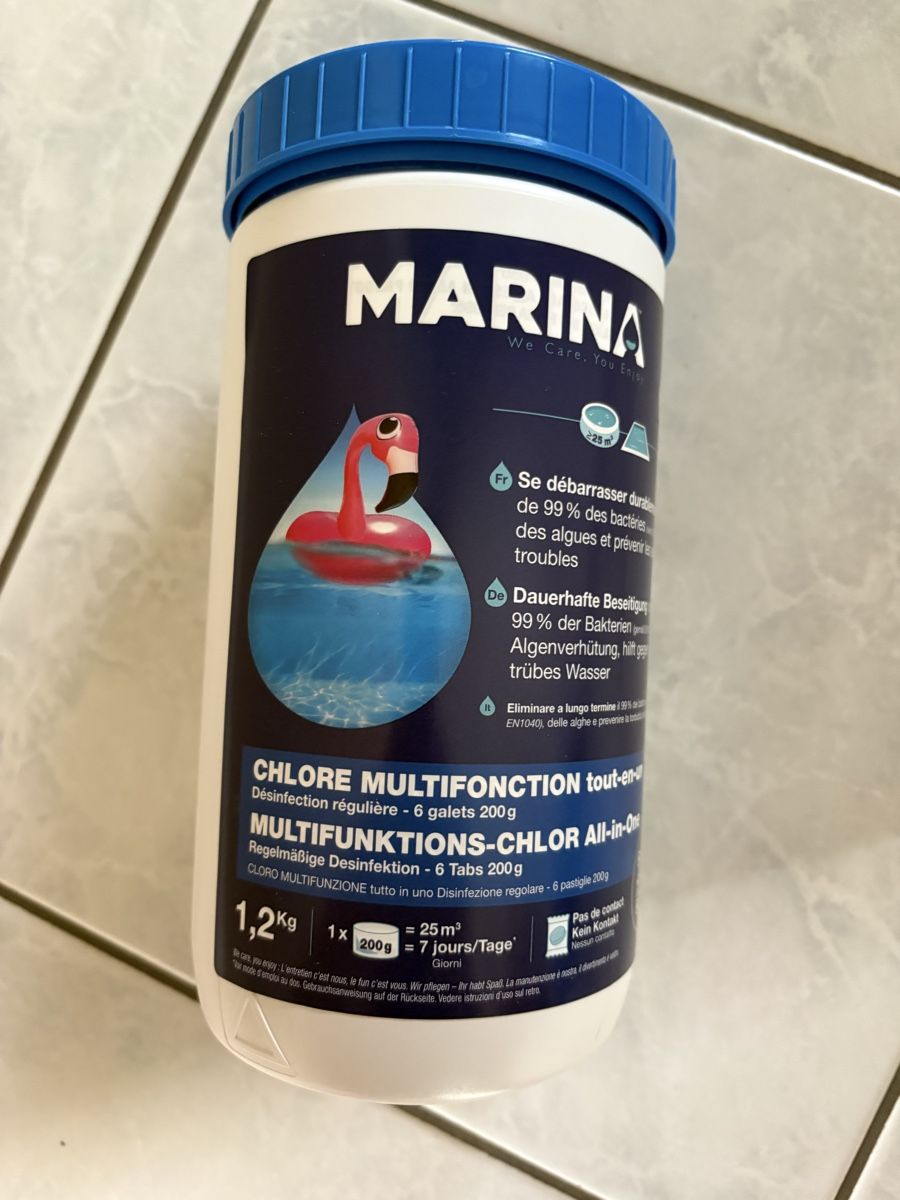 Accessoires de piscine: MARINA Multifunktions-Chlor All-in-One 200g  – Neuf (Voir description) à Buchrain par Sisi83