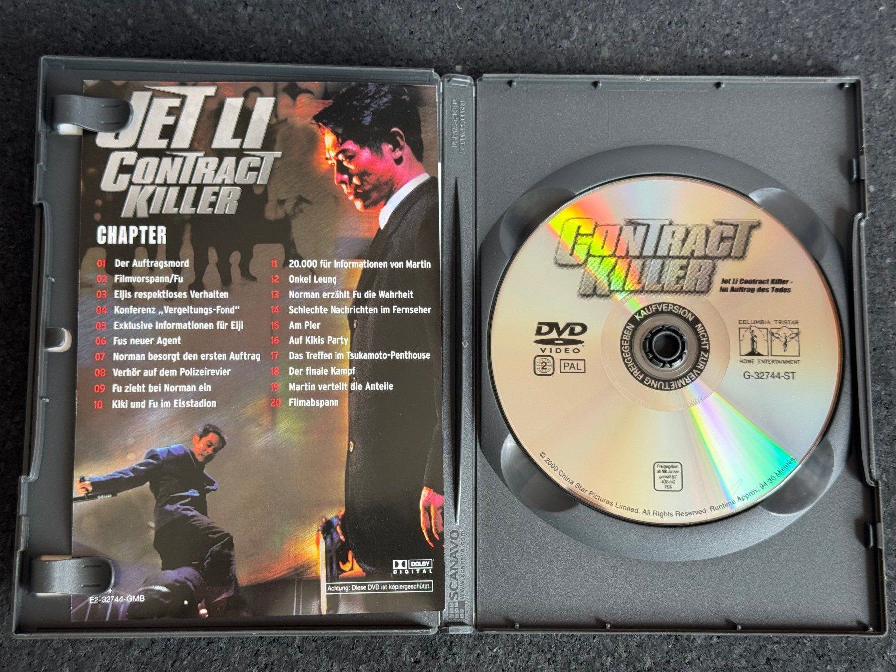 Tutti i DVDs: Jet Li Contract Killer "Im Auftrag des Todes"DVD DE/EN/SP/IT – Usato da Fribourg venduto da tschjoly 4