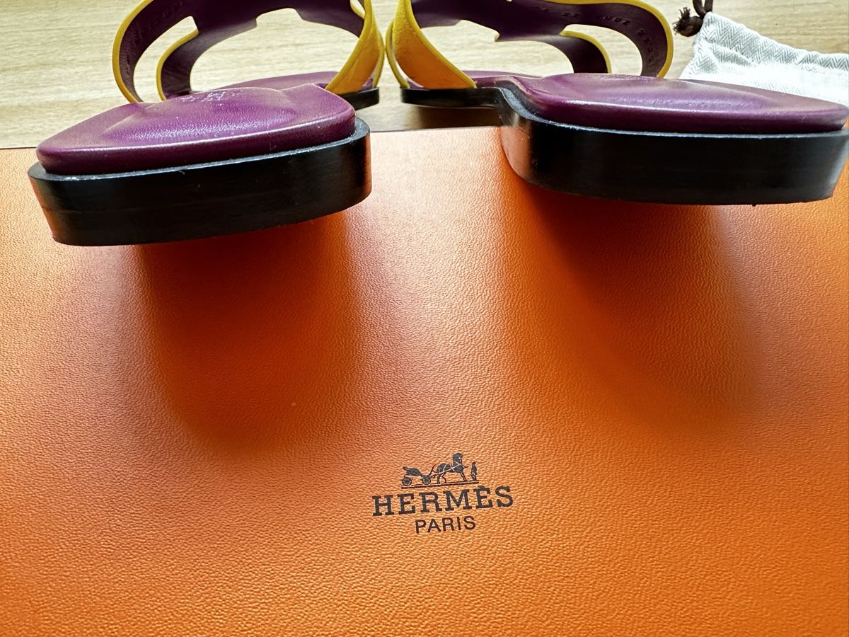 Hermès Damenschuhe: Original Hermes Oran Sandale Grösse 40 – Neu und originalverpackt aus Oberwil BL von Gutundsuperklein16 3