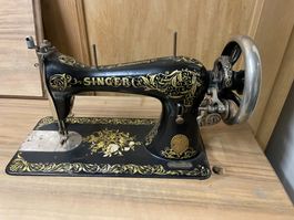 Singer Tret-Nähmaschine Vintage Industrial Tisch
