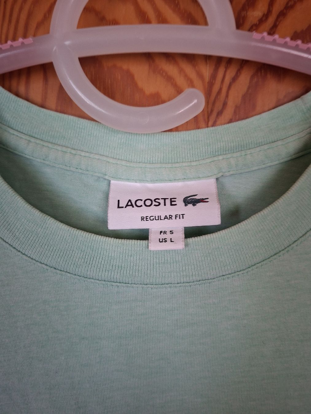 Lacoste T-shirt: T-shirt Lacoste vert Taille L – Usato da Fully venduto da L_inclassable 3