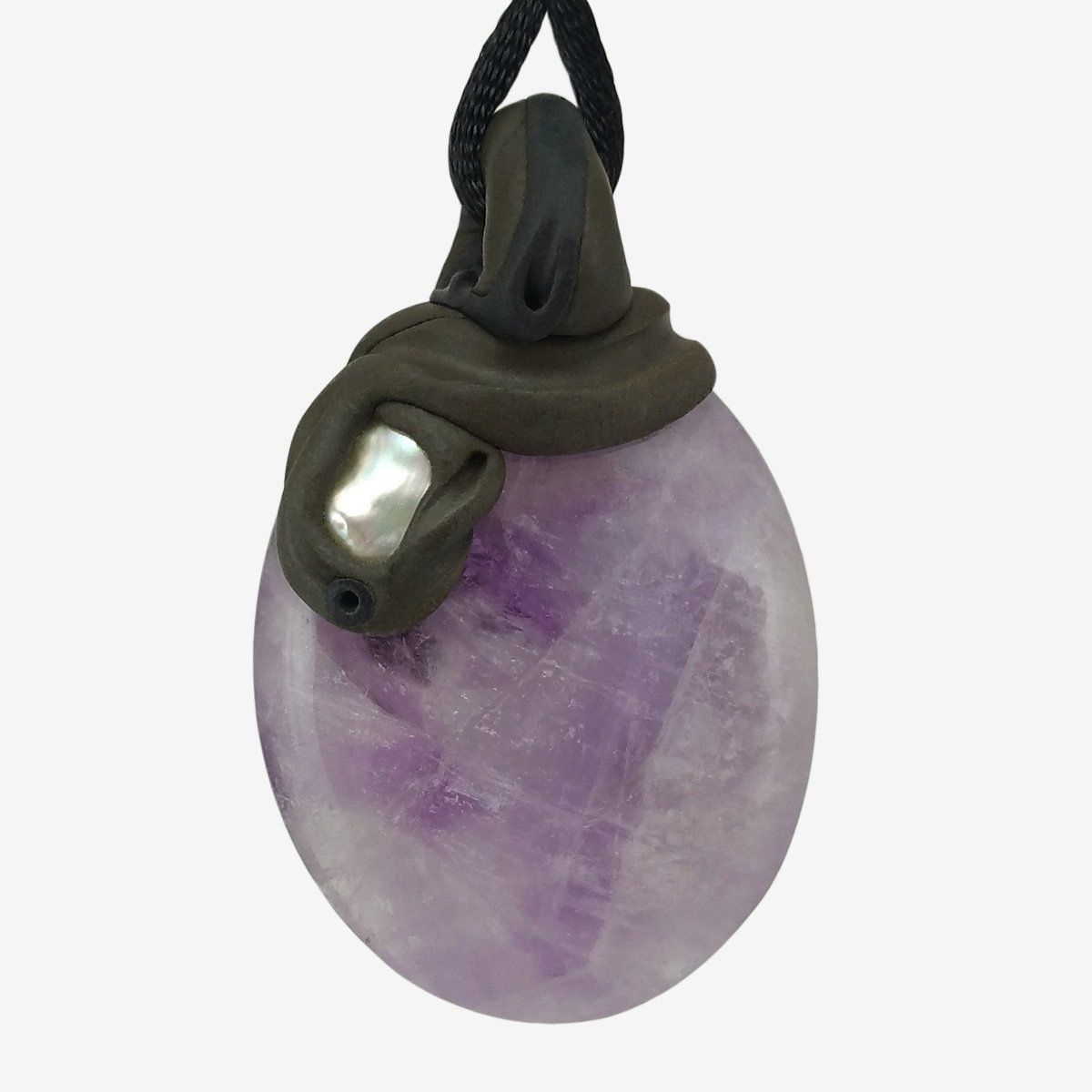 Minerali & Pietre curative: Amethyst Anhänger mit Perle – Nuovo e nell'imballaggio originale da Meilen venduto da BYRD-Design