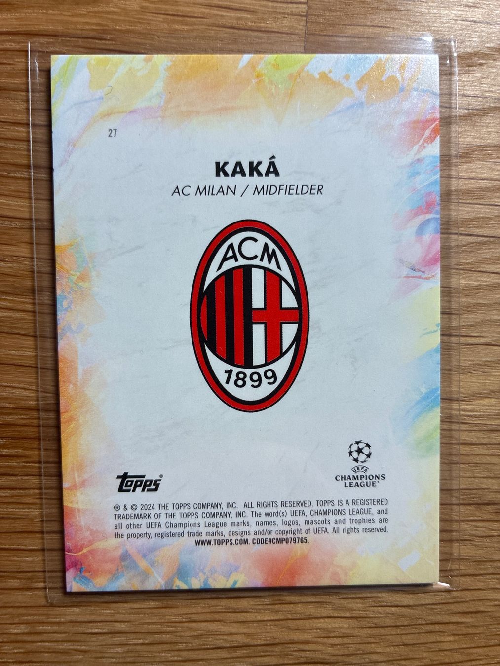 Topps Carte collezionabili: Topps Inception Kaka Ac Milan /99 – Usato da Wangenried venduto da Garagara 1