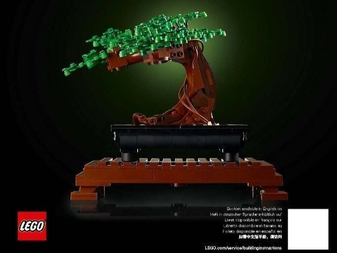 Lego Baukästen: LEGO Anleitung / Instructions - Bonsai Tree - 10281 - NEW – Neu und originalverpackt aus Muhen von Legoholic
