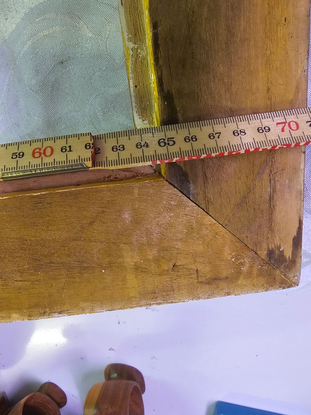 Cadres de tableaux: Barocker Bilderrahmen goldfarben mit Gebrauchsspuren – D'occasion à Opfikon par Seebacherbrocki55555 7