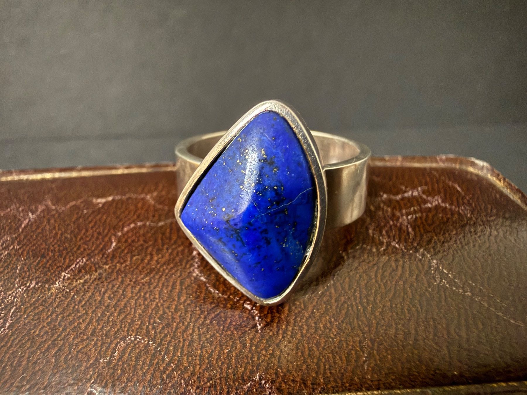Bagues: Silber Ring mit Lapislazuli 800, Gr.66 – D'occasion à Spiegel b. Bern par Rogger72