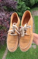 SCHNÜRER SCHUHE MINKA 38 ECHT LEDER BOOTS BAST , TOP SHOES