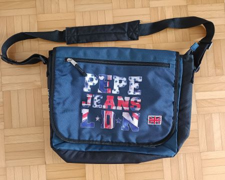 Pepe Jeans Schultertasche für Laptop, dunkelblau