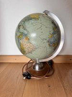 Globe lumineux JRO Globus vintage pied bois 24 cm