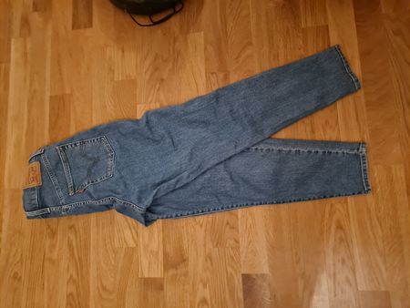 Jean Levi's femme High Waisted Taper W27 L27 bleu