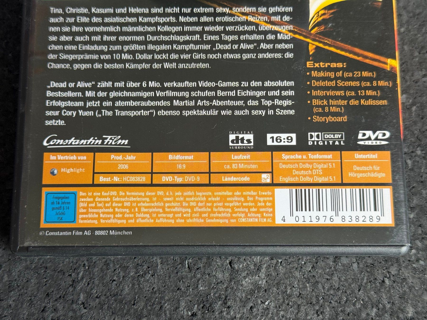 Tutti i DVDs: DOA Dead or Alive "Wana Play ?" DVD DE/EN – Usato da Fribourg venduto da tschjoly 3