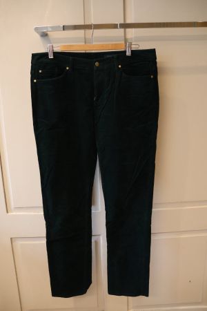 Dunkelgrüne Tommy Hilfiger Cordhose