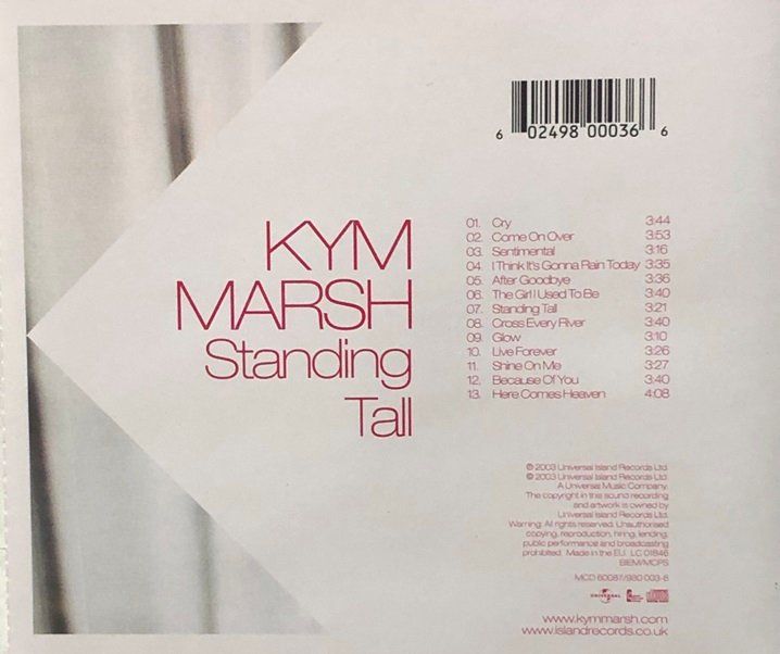 CDs: Kym Marsh – Standing tall – Gebraucht aus Grüningen von azulverde 1