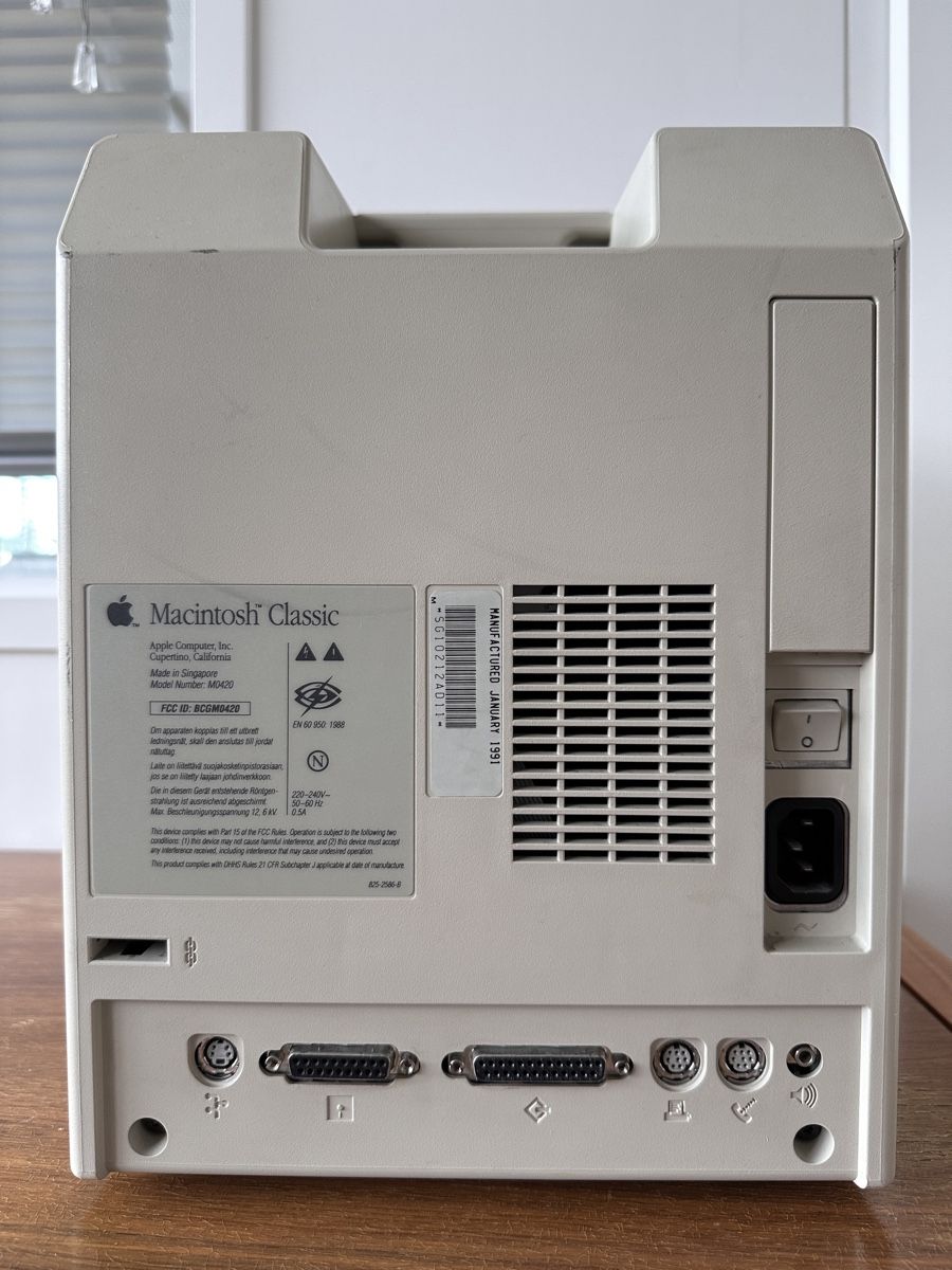 Apple PC: Apple Macintosh Classic Computer für Sammler  – Difettoso da Luzern venduto da AK64 1