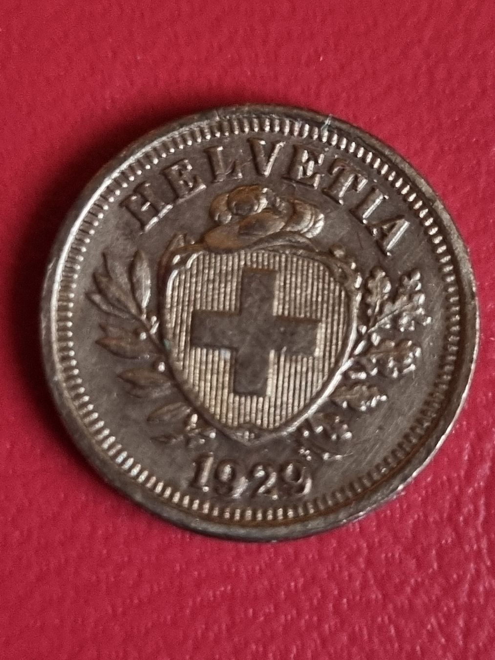 Alle Münzen: 1 RAPPEN SCHWEIZ - JAHR 1929 – Gebraucht aus Heimenschwand von rog_p7h9