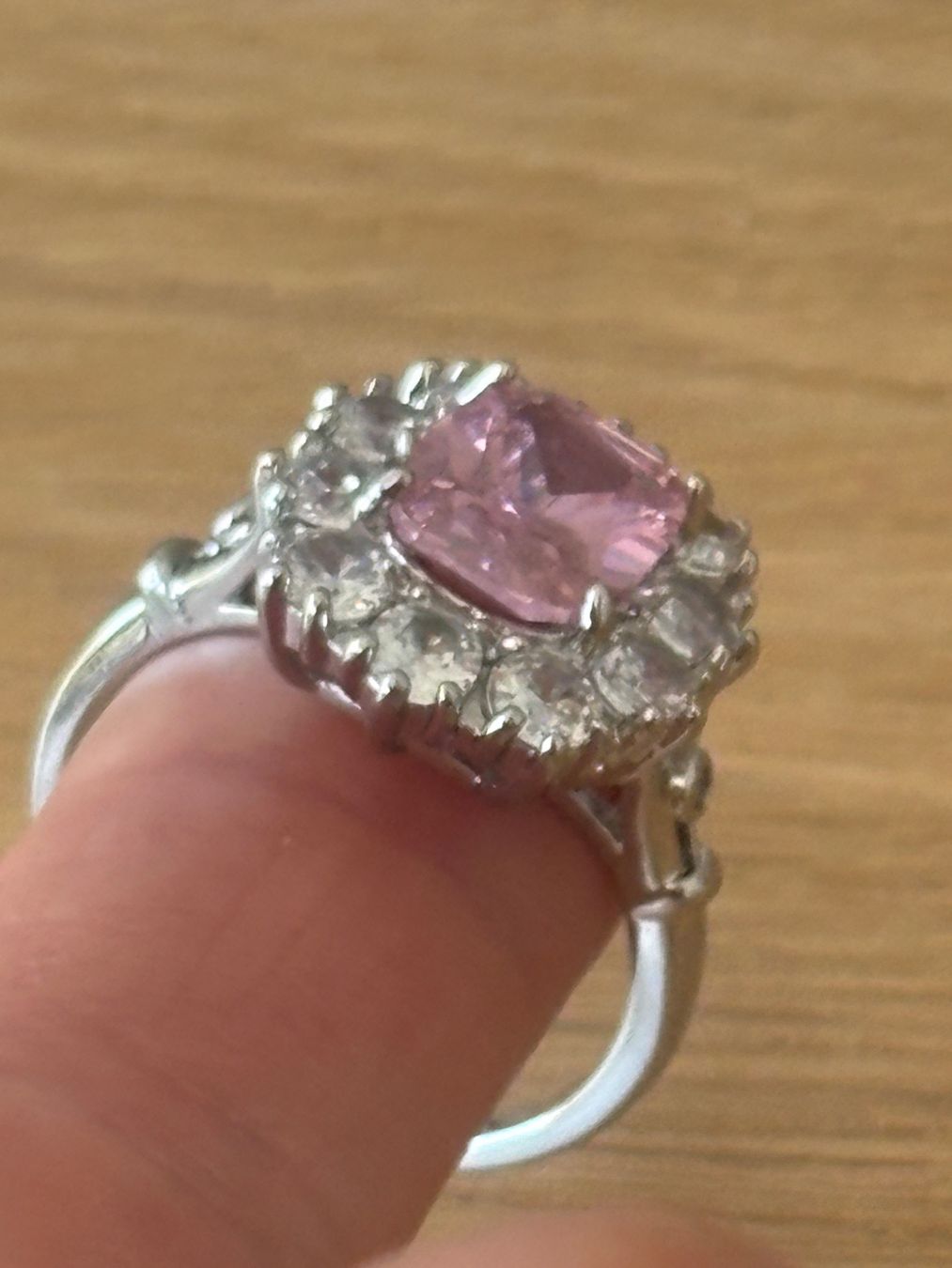 Anelli: Luxus Elegante Gr.19/9 Ring Farbe: Silber/Rosa – Nuovo (secondo la descrizione) da Biel-Bienne venduto da Roserosse13 4
