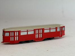 EB- Wiking Strassenbahn Anhänger unverglast rot