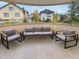 GONSER Gartenlounge AURORA in Anthrazit für CHF 649.gekauft