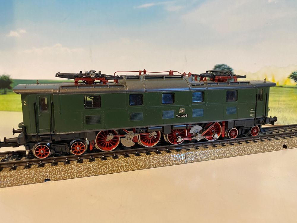 CHL119) Märklin 3366 H0 AC E-Lok BR 152 034-5 der DB, digital OVP
