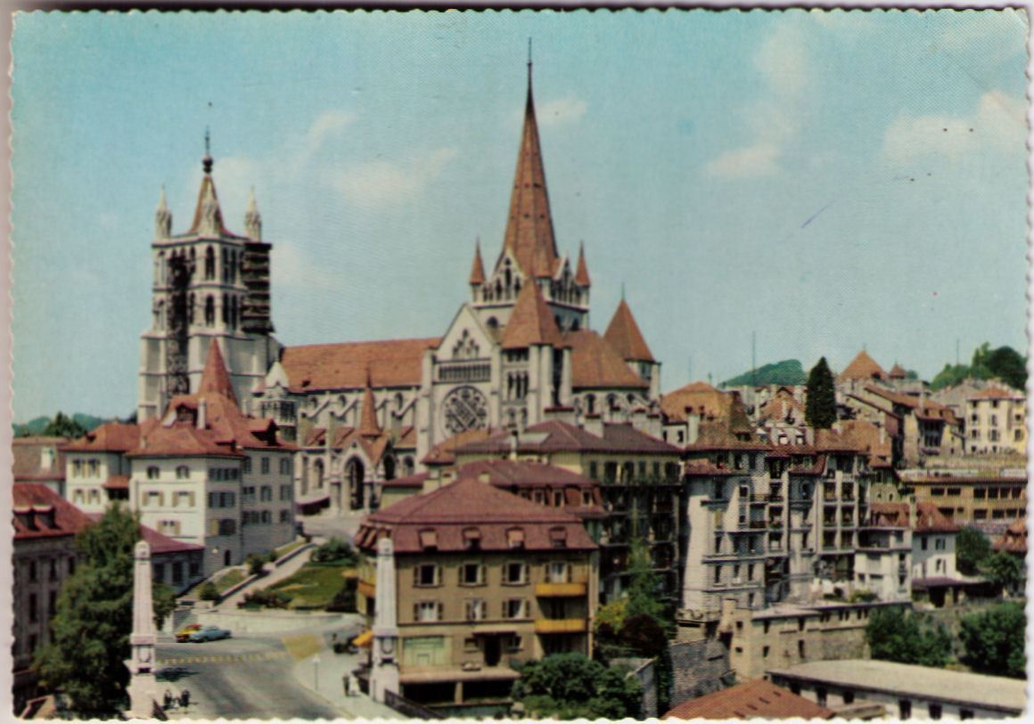 Cartes postales: Lausanne - La Cathèdrale – D'occasion à Binningen par Mountainrider