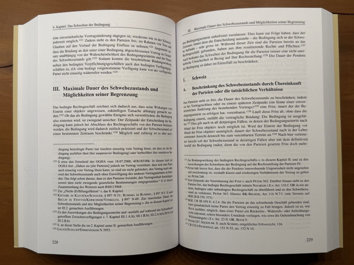 Libri: Der bedingte Vertrag im schweizerischen Privatrecht, Diss. – Nuovo e nell'imballaggio originale da Volketswil venduto da doughboy 4
