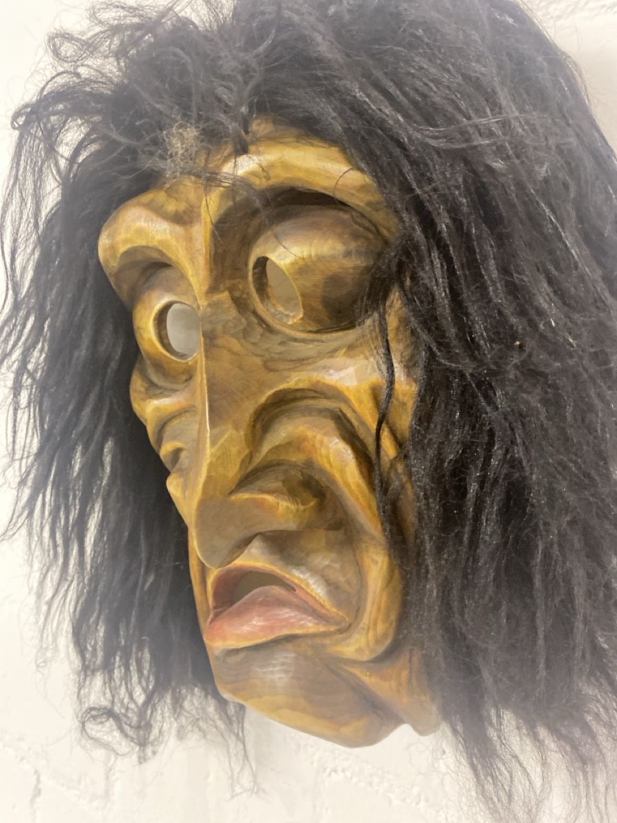 Maschere: Schöne Holzmaske von Rudolf Bodmer – Usato da sursee venduto da trilli-tralli 5