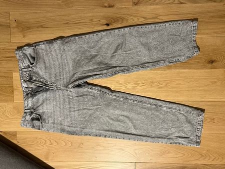 Bershka Baggy Jeans, Grau, Grösse 42