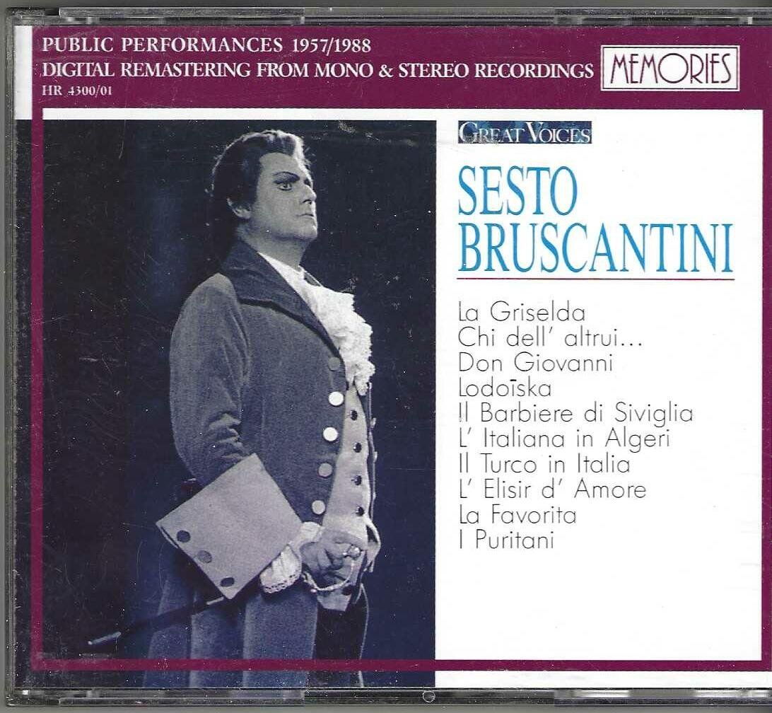 CD: Sesto Bruscantini - Operas Aria - 2 X CD – Usato da Genève venduto da CDLPBookS