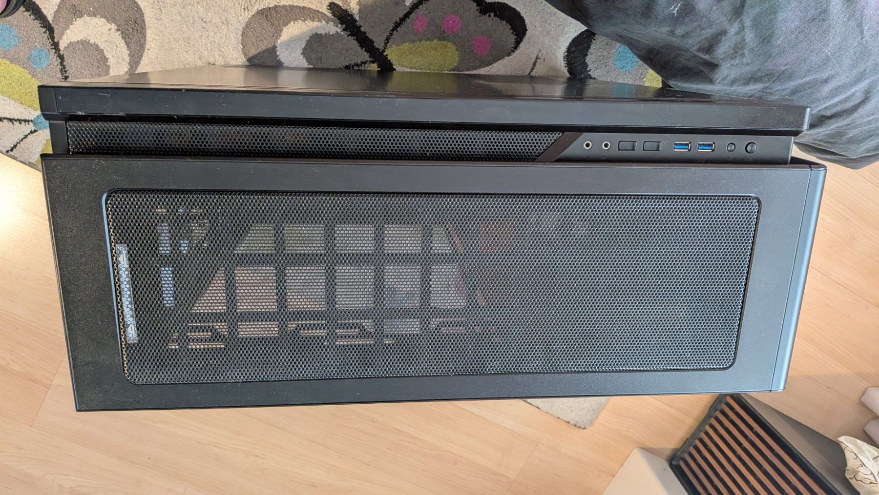 Phanteks Custodie: Phanteks Enthoo Luxe Full-Tower Chassis ,  schwarz-orange – Usato da Brig venduto da Mike69 9