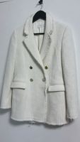 Veste Mango blanche élégante, taille 36 - comme neuf