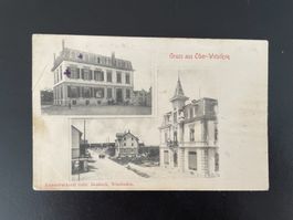 AK ZH Gruss aus Ober-Wetzikon