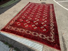 Kyzyl Ayak Turkmen 363x251cm Teppich handgeknüpft sauber