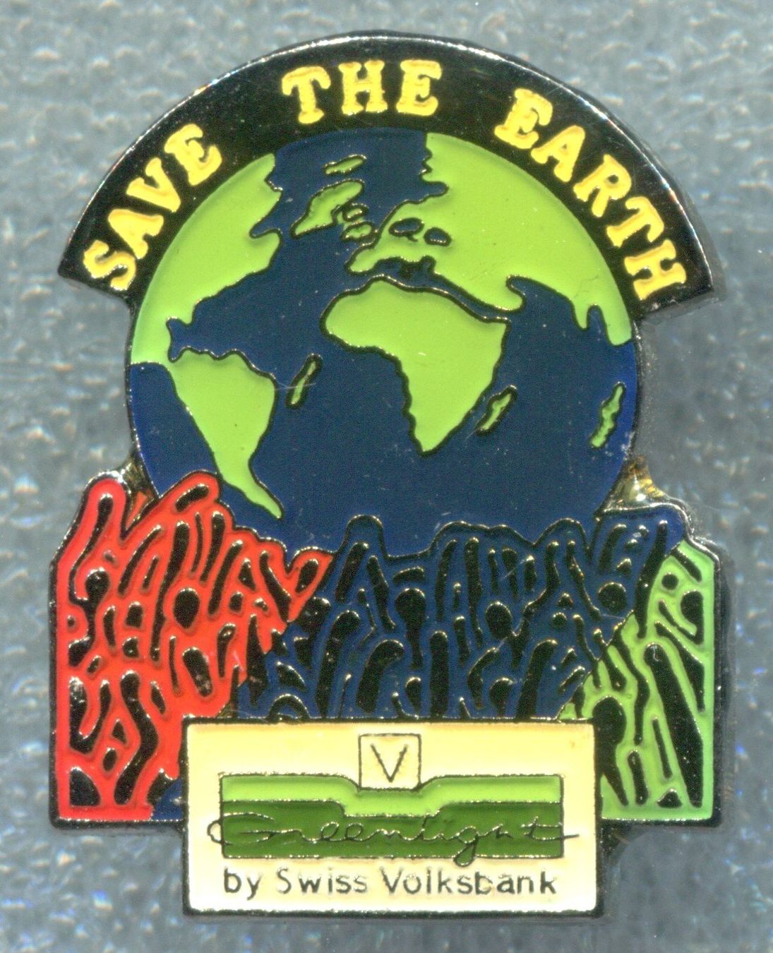 Plaquettes & Badges: VOLKSBANK  SAVE THE EARTH – D'occasion à Winterthur par Sammleroase