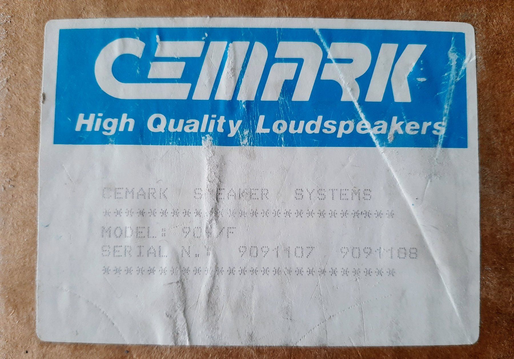 Lautsprecher: Cemark Kompakt-/Regallautspecherbox – Gebraucht aus Zürich von Zurich 5