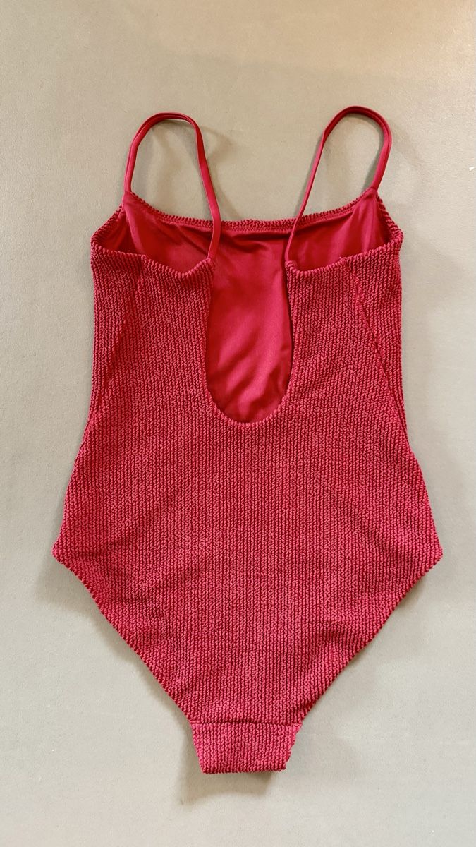 Weekday Costumi da bagno & Bikini: Badeanzug rot Gr. XS – Nuovo (secondo la descrizione) da Zürich venduto da car_9vrr 1
