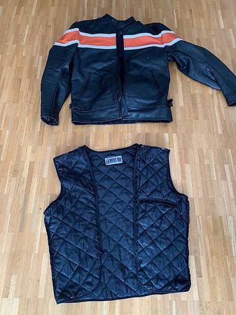 veste de moto taille "M" LAURENCE ROY (cuir)