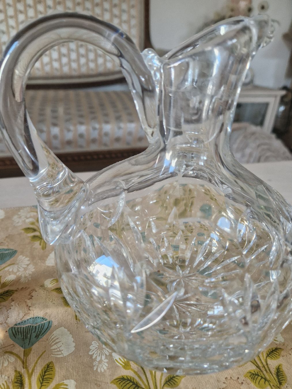 Caraffe: Bleikristall-Karaffe, schwer, in super Zustand – Usato da Degersheim venduto da eli031 3