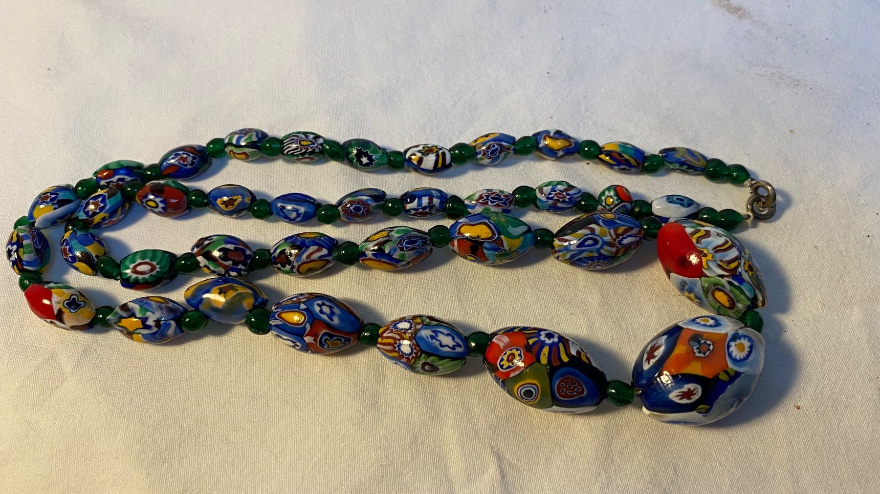 Murano Catenine: Millefiori Murano Halskette – Usato da Basel venduto da ota_2f9m 3