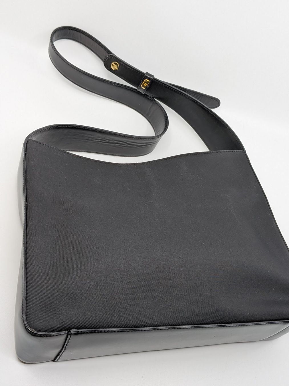 Aigner Borse da donna: Aigner Tasche Handtasche Abendtasche Leder & Nylon – Usato da Emmen venduto da magelan 5